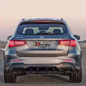 賓士 GLC SUV W253 前期glc63樣式 四出後下巴+尾飾管  前後期車款皆可安裝 (禾笙科技)