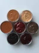 液體矽膠染色色膏色漿色料矽膠上色矽利康調色著色油性色料咖啡色