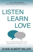 【三民網路書店】Listen, Learn, Love：How to Dramatically Improve Your Relationships in 30 Days or Less 作者：Susie Albert Miller