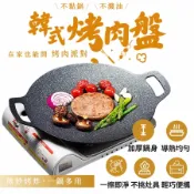 [好買市集] FJ 韓式加厚多功能不沾燒烤盤YH2 （34CM）（贈防燙手夾＋瀝油架）