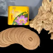 好運來 【滿庭香】24小時環保香環-特料香 E:05(盤香 環香 香薰 持久香 廟香 環保 天然 低煙 香供)
