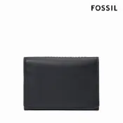 【FOSSIL 官方旗艦館】Westover 真皮輕巧短夾-藍色 ML4642545 (禮盒組附鐵盒)