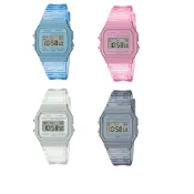 【CASIO】卡西歐 經典半透明材質復古數位運動錶 F-91W F-91WM F-91WG F-91WS-4