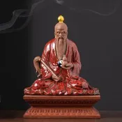 48h出貨丶中式陶瓷太上老君道家三清祖師神像道德天尊雕像家用桌面供奉擺件