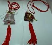 手工 DIY  紅色粽型香包   端午節  香包 紫色袋型香包