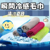 涼感巾 冰涼巾 冰毛巾 冰巾 瞬間冷感毛巾 降溫吸汗毛巾 運動毛巾 魔術冰巾 冰涼 瞬間冷感自 行車毛巾
