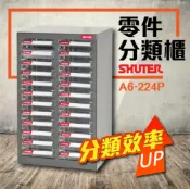 哇哇蛙居家生活百貨 樹德 A6-224P (PS透明抽) 24格抽屜 零件櫃 材料櫃 工具櫃 鐵櫃