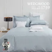 《Wedgwood 》精選典藏「長纖棉」刺繡四件式床組_ 雙人/加大