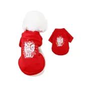 (店+)【貓狗汪喵】印花舞獅新年衣 喜氣寵物衣服 寵物保暖衣服 寵物兩腳衣 新春寵物衣服 貓衣服 狗衣服 寵物過年衣 過年服裝 寵物新年衣