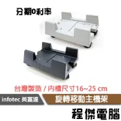 旋轉移動主機架 OO-08 活動式主機立架 黑 白 主機立架 主機架 電腦架 實體店家『高雄程傑電腦 』