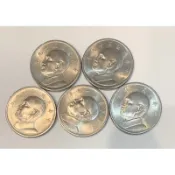 59年61年62年63年5元不流通硬幣品相優如照片絕版稀少，阿紅3珍藏的錢幣大出清