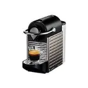  *低價出清~ 在家防疫即可輕鬆享受頂級咖啡Nespresso雀巢精品膠囊咖啡機PIXIE金屬系列C60 太空灰