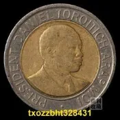 【滿300出貨】滿30 肯尼亞20雙色幣26mm首任總統非洲外國錢幣硬幣外幣真幣