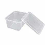 5入 1公升 PP盒 PP蓋 蛋糕盒 餅乾盒 1L塑膠盒 1000ml 草莓蛋糕盒 可冷凍 《巧緻》 ，1公升PP盒