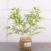 連盛 仿真竹葉植物盆栽室內居家造景裝飾櫥窗客廳假竹子綠植
