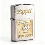 @全場免運@.ZIPPO之寶打火機28182斜紋拉絲經典75週年紀念款男士收藏禮品批發免運@￥