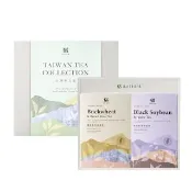 【JustHerb 香草集】台灣茶之旅：黑豆紅棗補氣茶25入+蕎麥玄米青春茶25入_附禮盒提袋(禮盒推薦)(中秋禮盒)