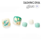 【DASHING DIVA】glaze足部凝膠美甲貼_碧綠藍眼