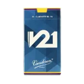 【小新樂器館】Vandoren 豎笛/黑管 竹片 V21淡藍盒 6種不同號數 有2.5號到5號可選 （10片/盒）Clarinet 單簧管【CR80系列】