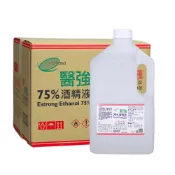 KSL Shop 【KSL】醫強75%酒精 醫療用酒精 乙醇 整箱6桶 桶裝酒精4000ML