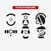 羅技腳貼gpw狗屁王一代2代g502有線無線g102g304g402g903g403腳貼