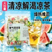 金銀花 薄荷茶 夏天解暑清涼茶 金銀花薄荷茶 夏季降溫 菊花 養生 花茶