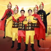 🔥臺灣爆款熱銷🔥成人古代士兵服裝古裝盔甲戲曲錶演服裝花木蘭.將軍服漢服滿江紅 M9WX