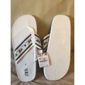 全新 ZARA 男夾腳拖 海灘鞋 白 44