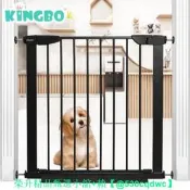 48h 出貨KINGBO鐵質免打孔安全門欄嬰兒童寶寶樓梯口防護欄寵物隔離圍欄