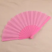  ⚡ 臺南出貨 ⚡塑膠扇子結實耐用平板素面摺扇扇平板扇廣告印刷外貿扇直銷顏色多