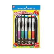(店+)日本 SAKURA 櫻花 安全可伸縮雕刻刀 5支 /組 EHTS-5A