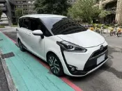 2016 TOYOTA SIENTA 豪華 7人轎旅車 第一代 白色 跑8萬 里程保證 無事故碰撞 原鈑件 有備胎
