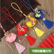 【歡樂派】梅花/牡丹流蘇空袋香包錦囊掛件 端午節香包香囊天然艾草薰衣草香包 公司禮品商場活動禮物 團購優惠