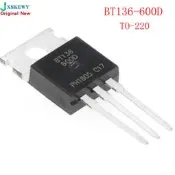BT136 600D TRIAC 三端雙向可控矽  10入 TO-220封裝  4A 600V 高品質電子元件
