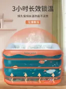 設彩品牌旗艦店 充氣泳池 加厚兒童游泳池寶寶室內可折疊游泳桶新生兒童小孩充氣泳池超大號『XY14601』