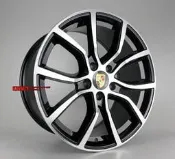PORSCHE 保時捷 Cayenne 專用鋁圈 20吋 5孔130 9.5J ET50 黑車面