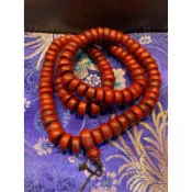 獅面空行～西藏念佛利器薄切老鳳眼菩提子唸珠～12.5mm. 108顆～直接下標！