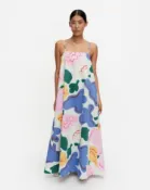 【Marimekko】Sh Huvittaa Kukasta Kukkaan 洋裝