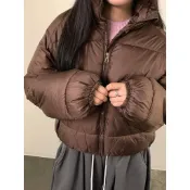 Codibook｜韓國 ondeed 素面連帽鋪棉短款外套［預購］羽絨外套 女裝