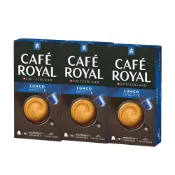 (店+)【Cafe Royal】lungo 義式長萃膠囊咖啡*3 三盒組 咖啡膠囊 小顆的膠囊咖啡  〈可適用Nespresso〉