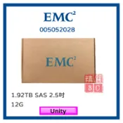 EMC 005052028  1.92TB 12G SAS 2.5吋 伺服器用 Unity 盒裝