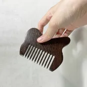 鐵刀木・魚尾手工梳