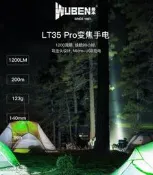【限量-特價1組】WUBEN LT35 PRO 1200流明 調焦強光 USB直充戶外手電筒 (1*18650)