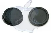 13A6 Apple咬2口: Canon EOS 350D 400D 450D 500D 550D 600D 1000D 1100D 40D 50D 60D 7D 5D2 機身+鏡頭後蓋1套
