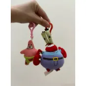海綿寶寶 蟹老闆 派大星 珊迪 玩具吊飾 玩偶吊飾 玩具吊飾 小玩偶吊飾 娃娃 鑰匙圈 裝飾品