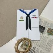 (店+)【預購】客製化水手制服卡片｜海軍升遷禮物手工卡片手作生日情人節週年紀念日禮物母親節父親節聖誕節萬用卡機關情侶水手制服