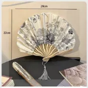 💕新店特惠💕小扇子隨身便攜古風貝殻扇折疊清涼扇道具漢服古典中國風扇子折扇