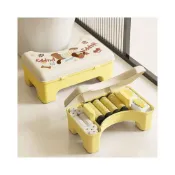 (店+)【生活首選】家用儲物馬桶凳廁所踩腳凳收納一體成型加大加厚防滑衛生間腳踏凳
