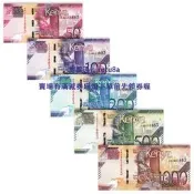 現貨【尾三同】肯尼亞5張(50,100,200,500,1000先令)大全套2019年全新