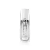 (店+)【Sodastream】(免運 含鋼瓶+水瓶) 氣泡水機 Sodastream Spirit(白)  氣泡水  時尚風自動扣瓶氣泡水機 